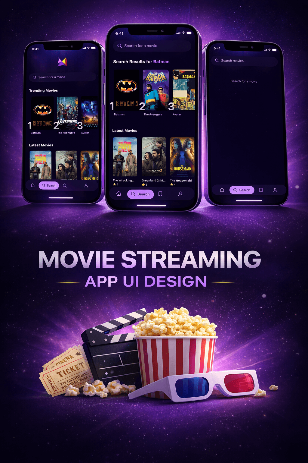 Screenshot of Movie App - Movie description app